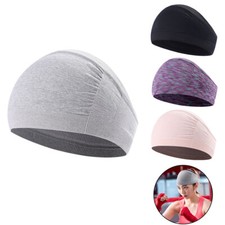 Women Men Workout Wide Headband Hair Wrap Yoga Gym Running Sweatband Headband US