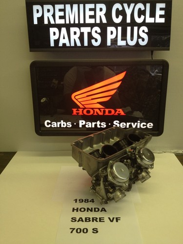 1984 HONDA SABRE V 700 S REMANUFACTURED KEIHIN CARBS CARBURETORS READY TO RUN - Picture 3 of 8