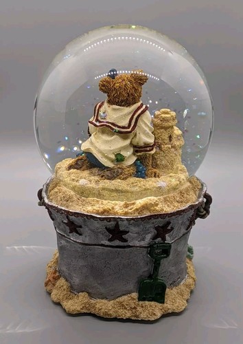 Boyds Bears "Bethany Sanditoes" #270574 bola de agua, globo terráqueo, caja de música playa arena - Imagen 7 de 10