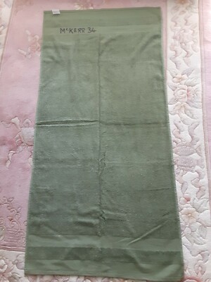 British Olive Drab Terry Towel 