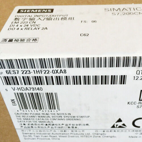 6ES7 223-1HF22-0XA8 NEW SIEMENS 6ES7223-1HF22-0XA8 Digital Input/Output Module - 第 1/2 張圖片