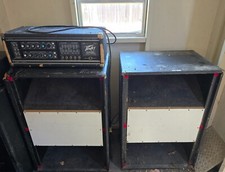 Amplifier.. 2 Base Cabinet Black 15" Speakers