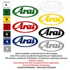 Arai sticker sponsor motorcycle helmet stickers pvc pre spaced motorcycle 4 pcs.