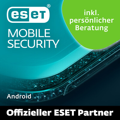 ESET Mobile Security für Android 2026 1-5 Geräte 1-2 Jahre eMail deutsche Lizenz