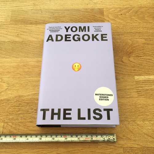 SIGNED - The List by Yomi Adegoke (1st Edition Hardcover Book 2023) Rare - 第 4/19 張圖片