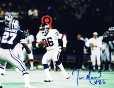 Lionel Manuel Autographed Signed 8x10 Photo NFL NY Giants SB XXI Champion  w/COA