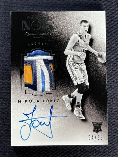 2015-16 Panini Noir Nikola Jokic #225 RC Rookie Jersey Patch Auto RPA /99