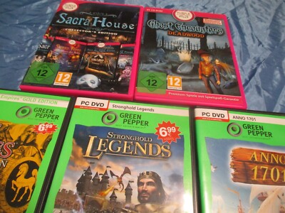Lot Computer - Spiel , PC CD  ROM / DVD , Age of Empires , Sacra House , L 09 BB