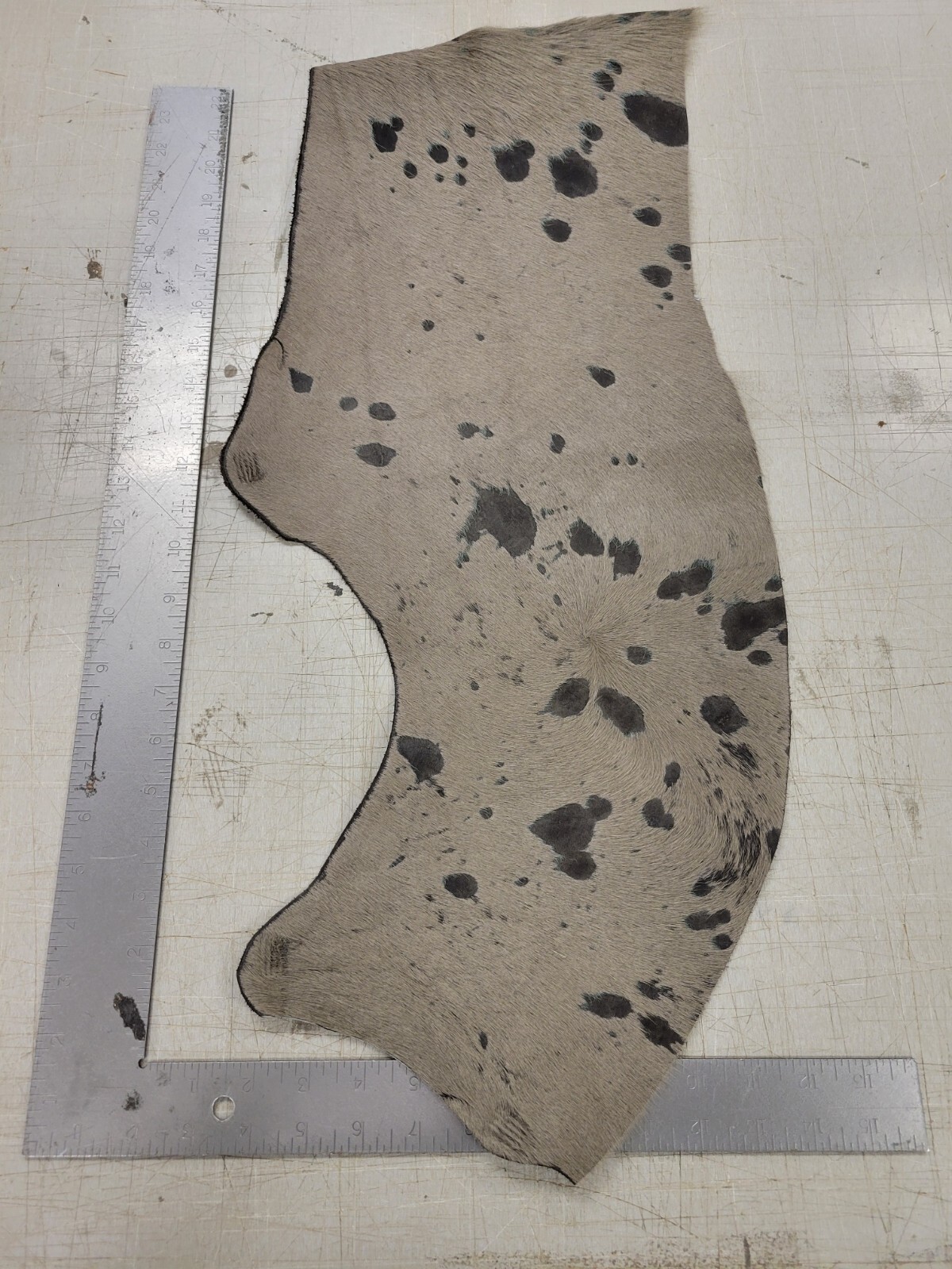 3 lbs. Bulk Scrap Leather Hair On Hide, Cowhide Remnants, Premium Leather