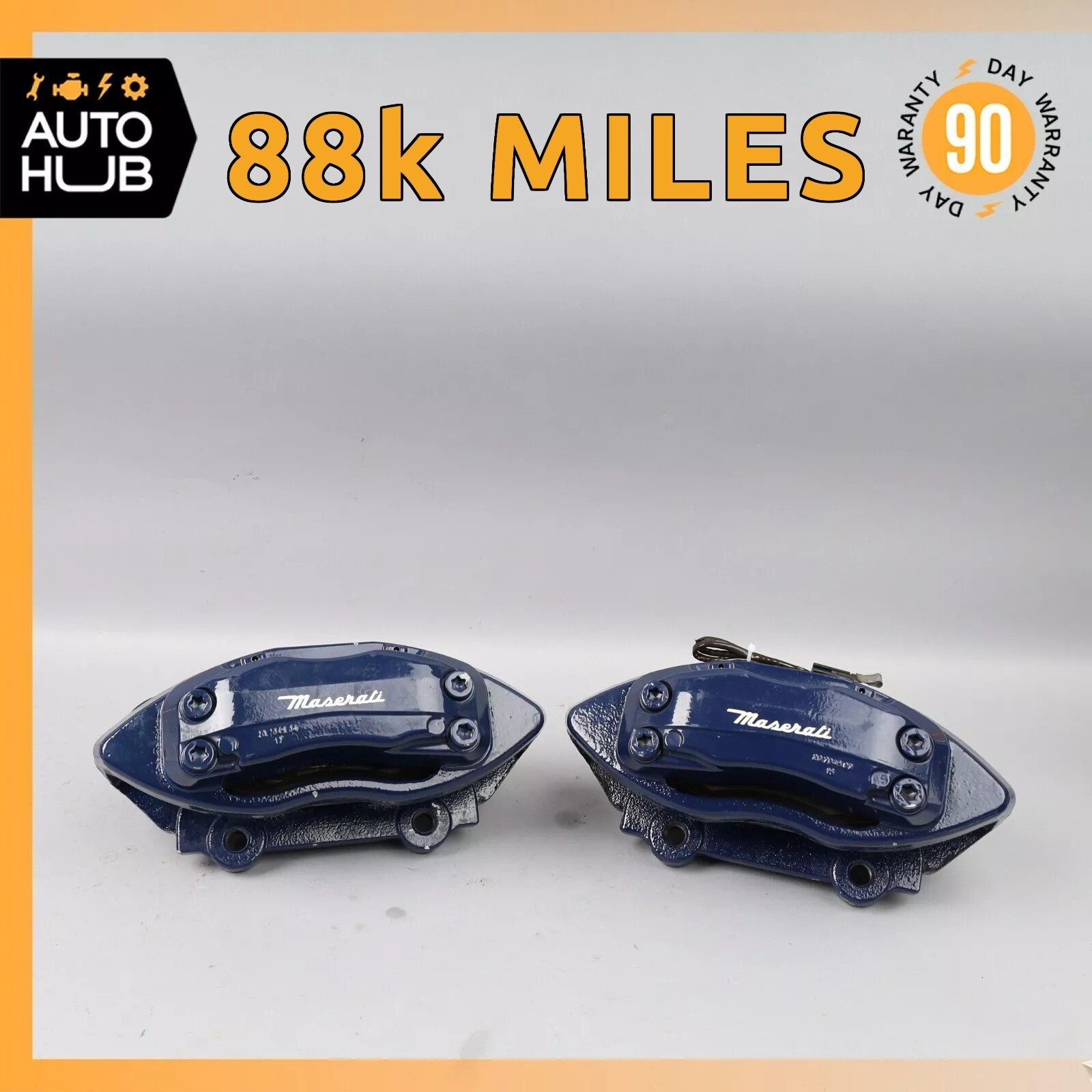 08-16 Maserati GranTurismo Front Left & Right Brake Caliper Calipers Set 88k