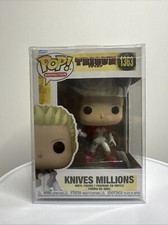 Funko Pop! Trigun Anime - Cuchillos Millones #1363 con estuche protector