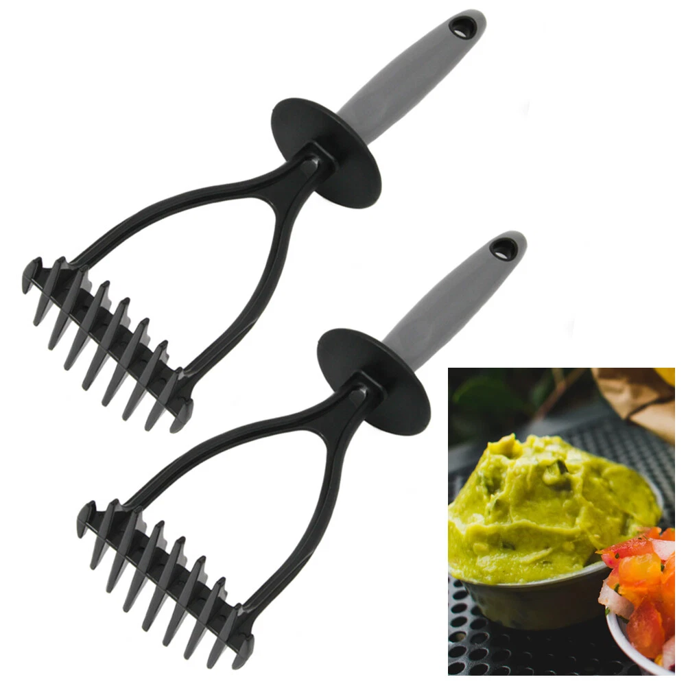 2 X Mashed Potato Press Vegetable Avocado Guac Smasher Hand Tool Kitchen  Gadget