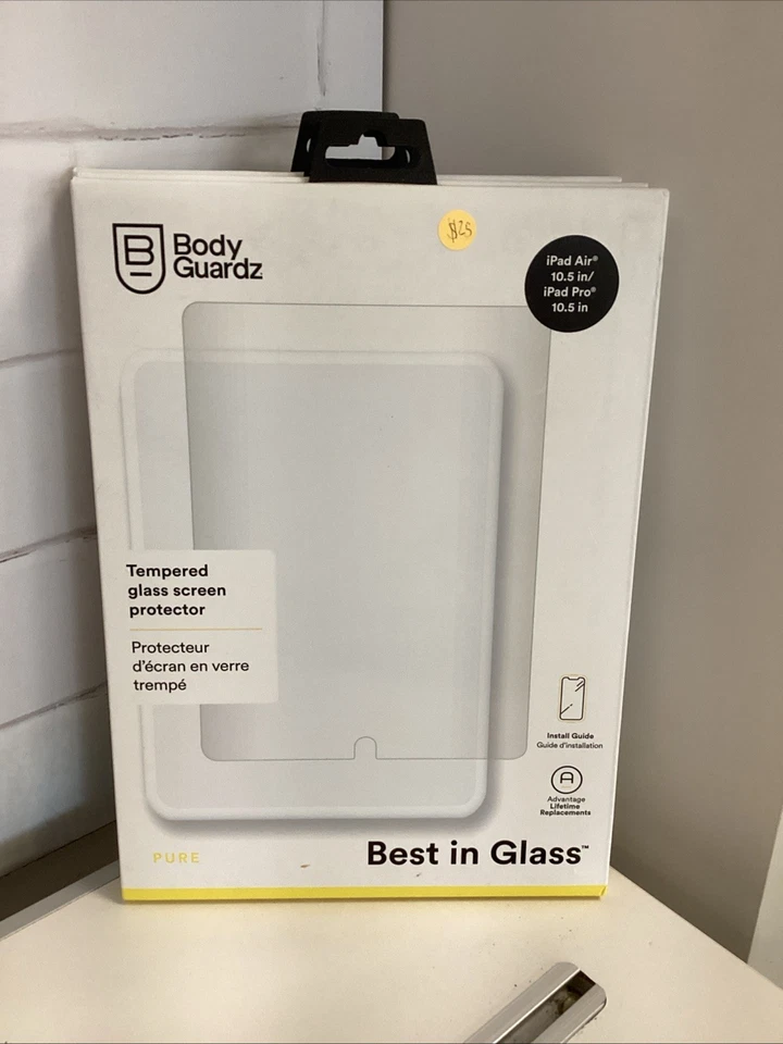 New BodyGuardz Pure Tempered Glass Screen Protector For iPad Air/Pro 10.5-inch - Image 2 of 4