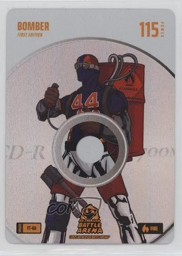 2025 Bo Jackson Battle Arena TCG Alpha Update Fire Tracks Battlefoil Bomber