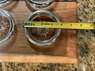 Leonard Italy Silverplate Rim Glass Coasters - Set of 6 — photo 2