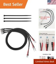RJ11 Mirror Tap Hardwire Kit for Uniden R8 R7 R4 R3 R1 - 15 Inch Low-Profile