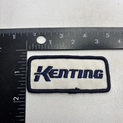 Vintage Name KENTING Patch (Advertising, Company) 55ak