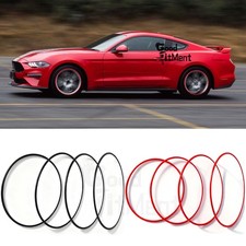 18" 19" 20" Rim Edge Trim Protector Wheel Ring Tire Guard For Ford Mustang FM FN