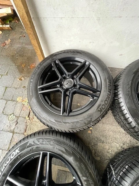 Felgen Mercedes W176 W246 W204 W212 X156 - ET 45 - Winterreifen 215/60R17 - Bild 3 von 4