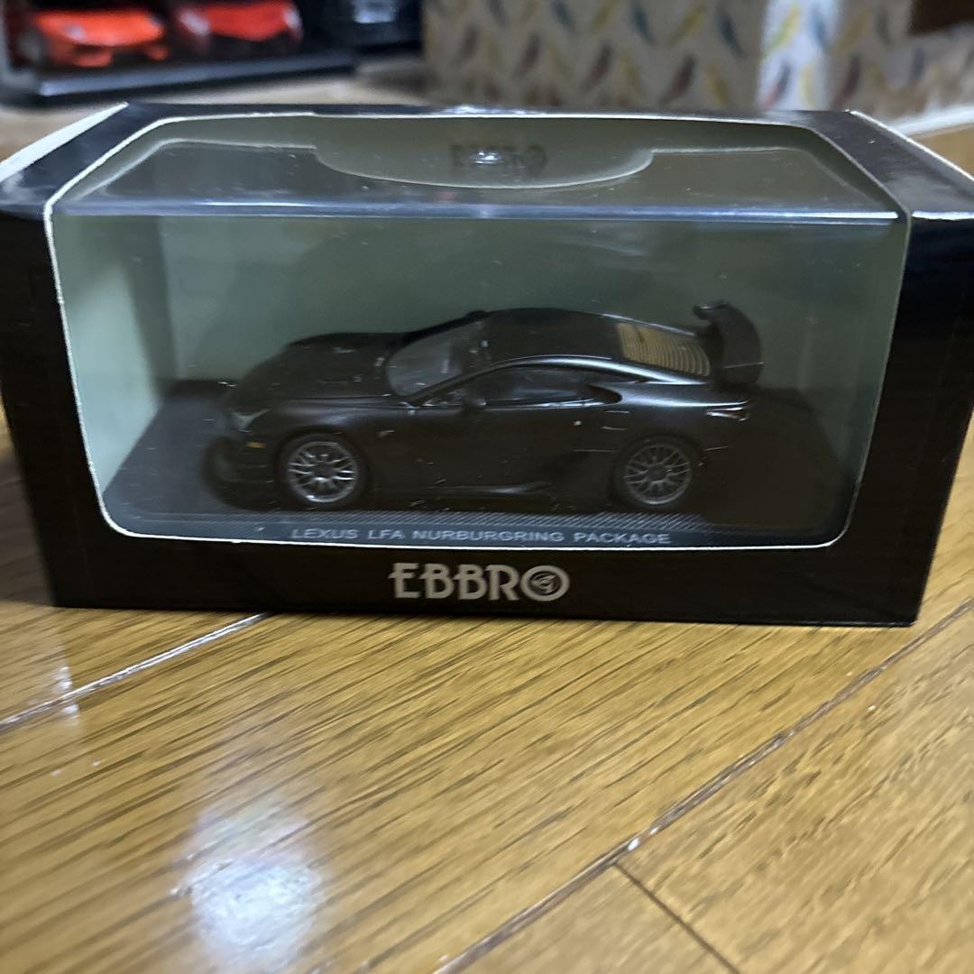 1/43 エブロ　レジンモデル　レクサス　LFA　ミニカー　ブラック Amazon | エブロ製レクサス LFA ニュルブルクリング パッケージ