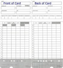 COMPUMATIC 300 Compatible Time Cards for uPunch HN2000, HN2500, HN4000, HN4...