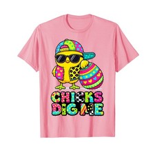 Chicks Dig Me Easter Toddler Boys Men Happy Easter Funny T-Shirt