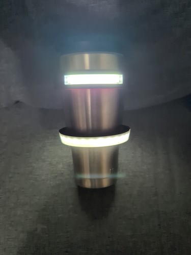 NEBO Stainless Steel 30 oz Tumbler with Glow Multi light Handle & 20oz Insert  - Picture 7 of 16