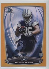 2014 Bowman Chrome Gold Refractor 45/50 Ahmad Dixon #149 0b5