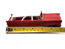 Vintage Ford Country Squire Station Wagon Tin Friction Toy Car, Made in Japan