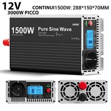 Inverter 3000W-6000W Picco Onda Pura 1500W-3000W Continui DC 12V/24V a 220