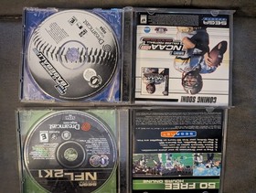 Sega NFL 2K1 & World Series Baseball 2K2 Sports Dreamcast NTSC-U/C 2000 2002