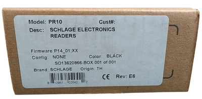 Schlage PR10 Proximity Mini-Mullion Reader