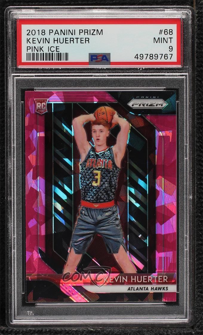2018-19 Panini Prizm Pink Ice Prizm Kevin Huerter #68 PSA 9 MINT Rookie RC pj5