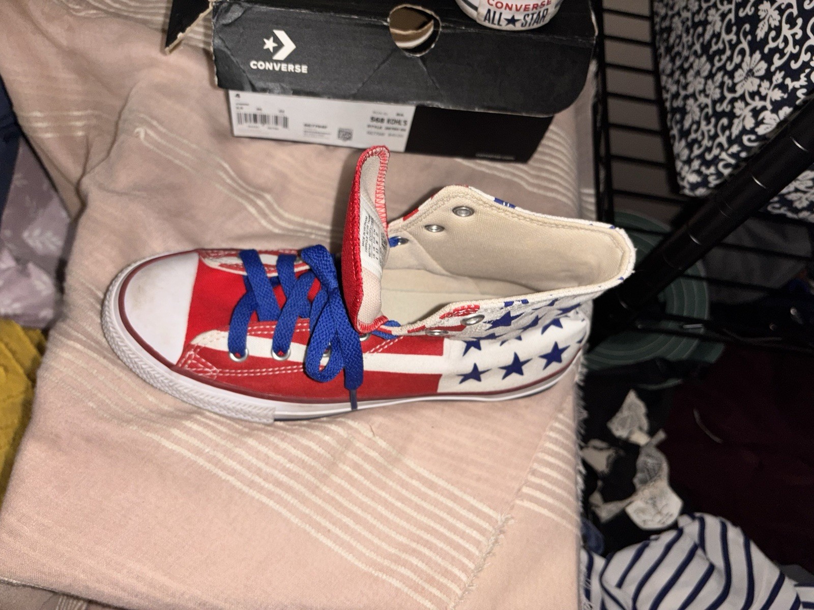 Converse American Flag Sneaker Unisex Shoes