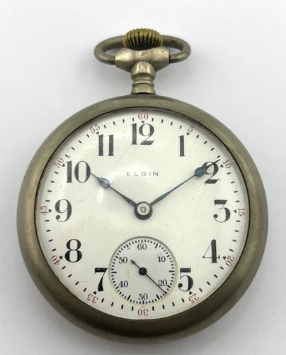 Elgin Antique Mechanical Pocket Watch  15J  18s  Gr.317  18465011  DOESN'T WORK