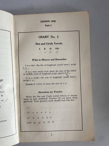 Vintage SHORTHAND FOR ALL John Comstock Evan’s Barnes & Noble 1957 Softcover - Picture 8 of 11