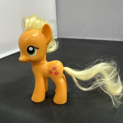 My Little Pony 2010 3 Inch Orange Applejack Brushable Toy Friendship is Magic