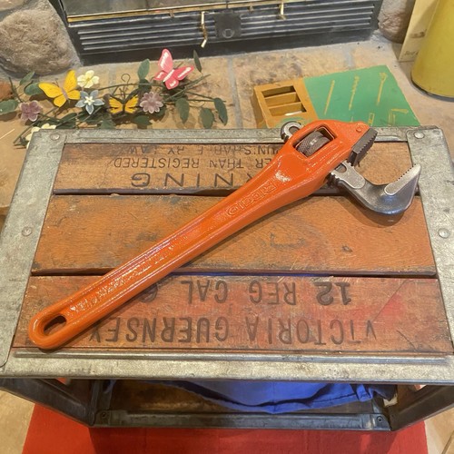 Ridgid 14" Offset Rohrzange, Gusseisen, 90 °, Schwerlast Sanitär Endschlüssel USA - Bild 5 von 14