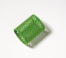 Comair Flocked Metal Rollers, 65 Mm Long 50 Mm Green Curlers
