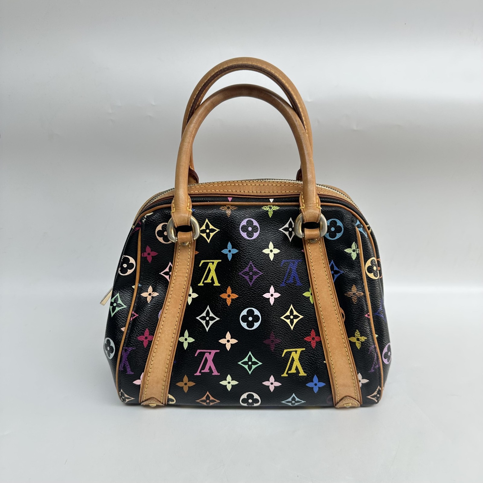 Black Monogram Multicolor Canvas Priscilla Handbag - ## image 2