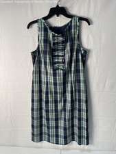 Gently Loved Talbots Multicolor Plaid Women's Sundress, Sz. 12