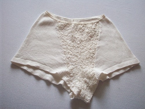 Damen Slip Taillenslip weiß Spitzeneinsatz Gr. 36/S Baumwolle Speidel gebraucht