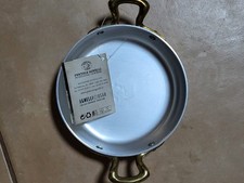 Pentole Agnelli, ALMA11014, Tegamino con 2 Maniglie in Ottone, Alluminio 14 cm