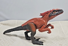 Jurassic World Dominion Pyroraptor Dinosaur Figure 14" Red Black Mattel 2020
