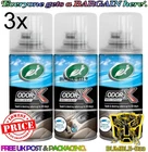 3 x Turtle Wax 54103 Odor-X Whole Car Blast - New Car Experience Air Freshener
