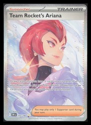 Team Rocket's Ariana 237/182 Destined Rivals Special Illustration Rare