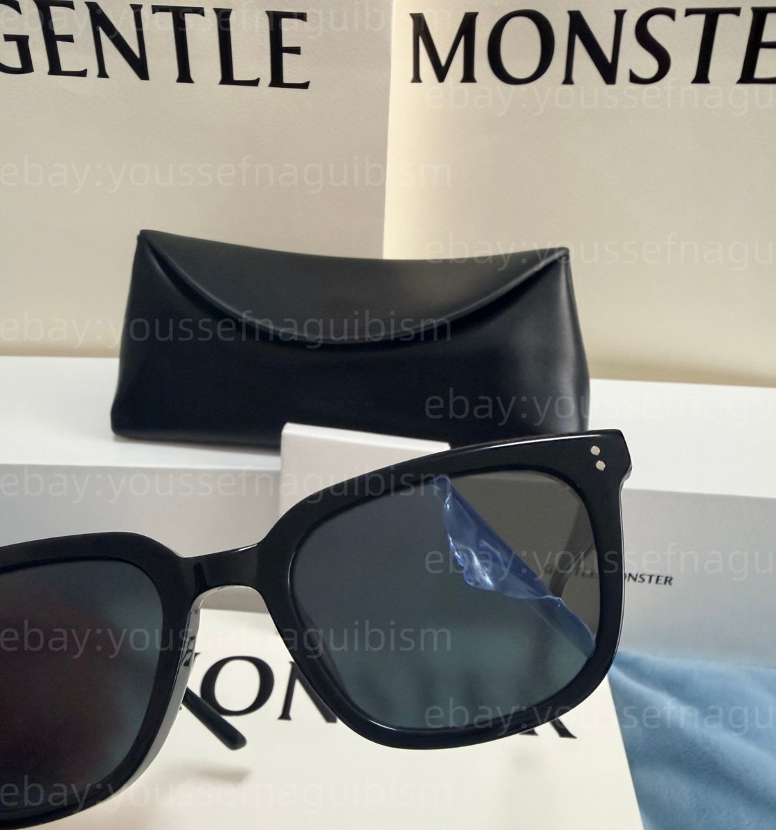 2026 GentleMonster Daze 01 Sunglasses Black Frame Black Lenses | eBay