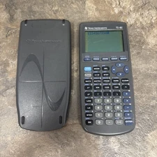 Texas Instruments TI-82 Graphing Calculator with Cover Tested Math Graph School