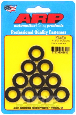 #ad ARP for 7 16 ID 13 16 OD black washers 200 8530 $22.76