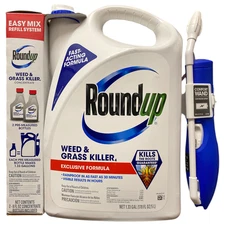 Roundup Ready-To-Use Weed & Grass Killer Plus with Wand & Concentrate Refill